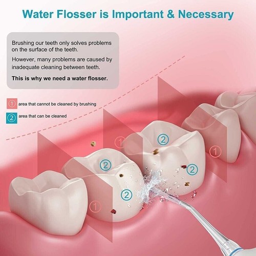 Water Flosser - Cordless Water Dental Flosser for Teeth - Picture 6 of 8