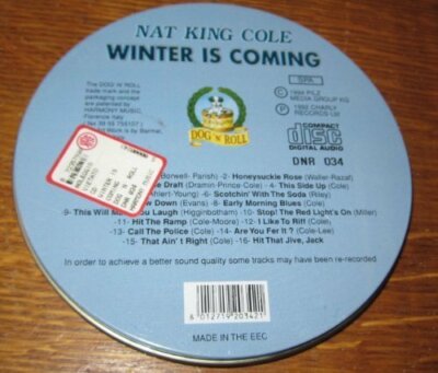Nat King Cole Winter is coming (in can)  [CD]