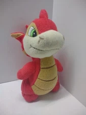 Neopets Red SCORCHIO 7 Inch Plush Toy 2004 Wings Cloth Eyes Dragon Tail 