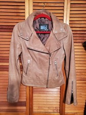 Mackage Leather Moto Jacket Sz XS
