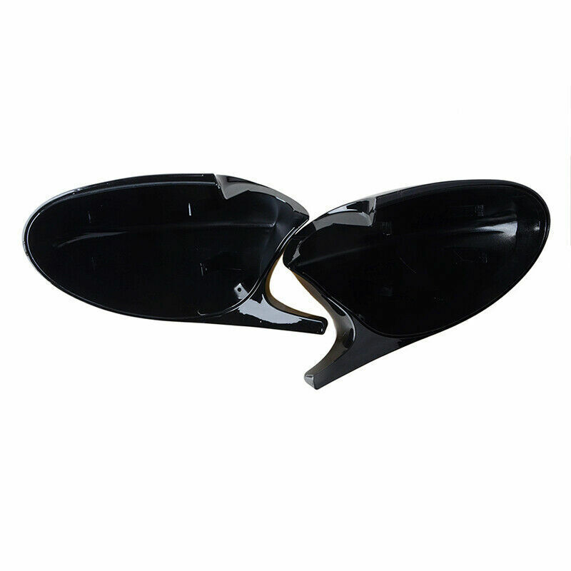 Side Mirror Cover Caps For BMW E90 E91 E92 E93 PRE-LCI M3 Style Gloss Black