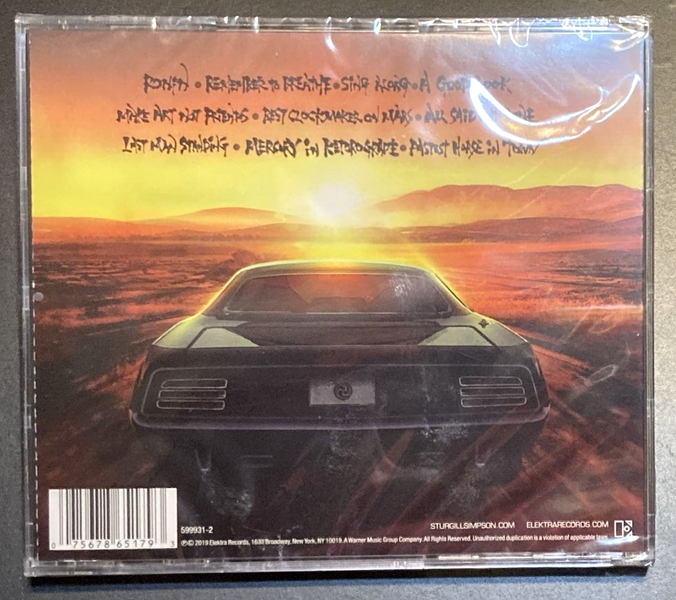 Sturgill Simpson CD Sound and Fury Elektra Records 2019 NEW SEALED eBay