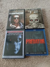 Terminator Collection with Bonus Blu-Ray, Predator (4-Film Set) 