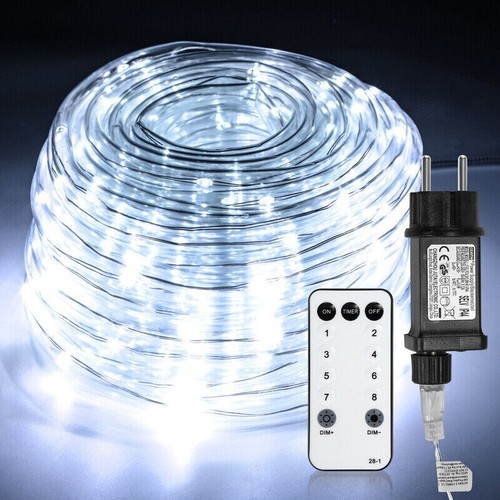 10M LED-Lichtschlauch Lichterschlauch IP65 Garten Außen Party Hochzeit DE Neu! - Picture 3 of 29