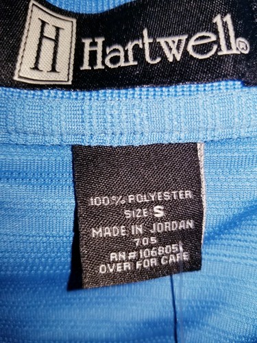 HARTWELL Polo da golf a maniche corte, donna taglia S, blu oceano, nuova. SK4103 - Foto 8 di 12