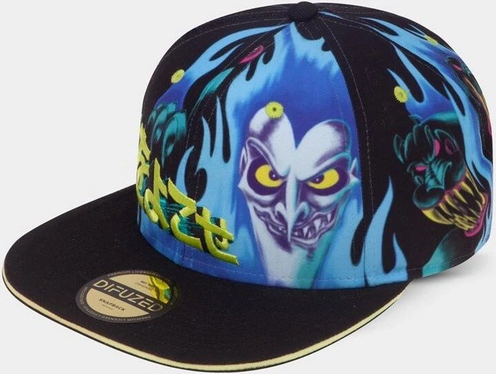 Disney Kingdom Hearts Hooded Mickey Men s Snapback Cap Black
