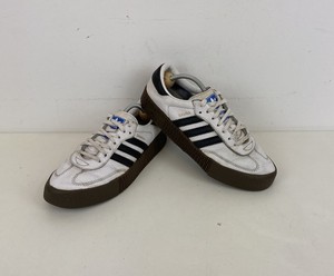 Adidas Sambarose Creepers White Leather Gum Sole AQ1134 Sz 6 UK Ladies |  eBay