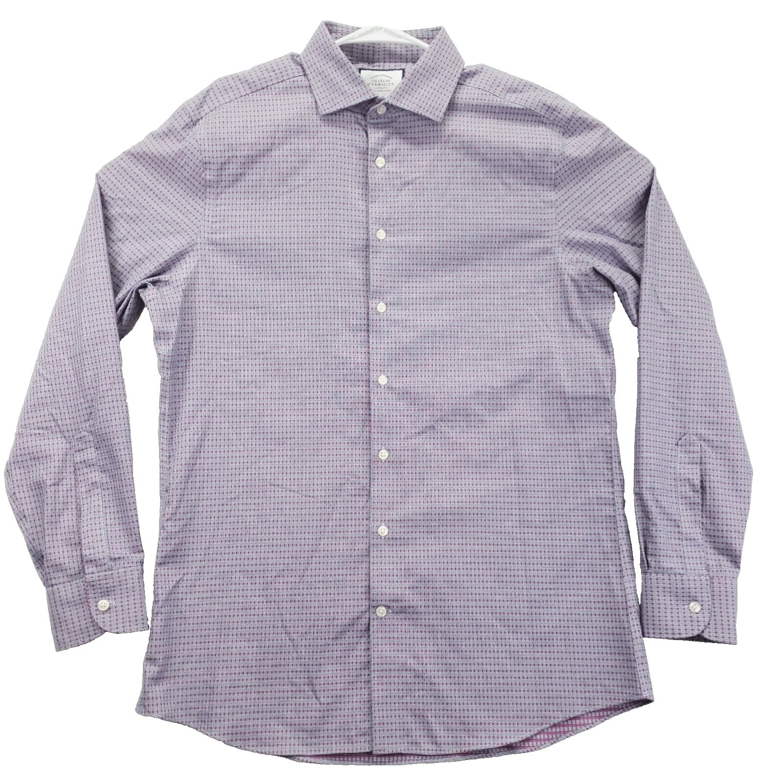 Camisas de vestir para hombre Charles Tyrwhitt geométricas 100 % algodón