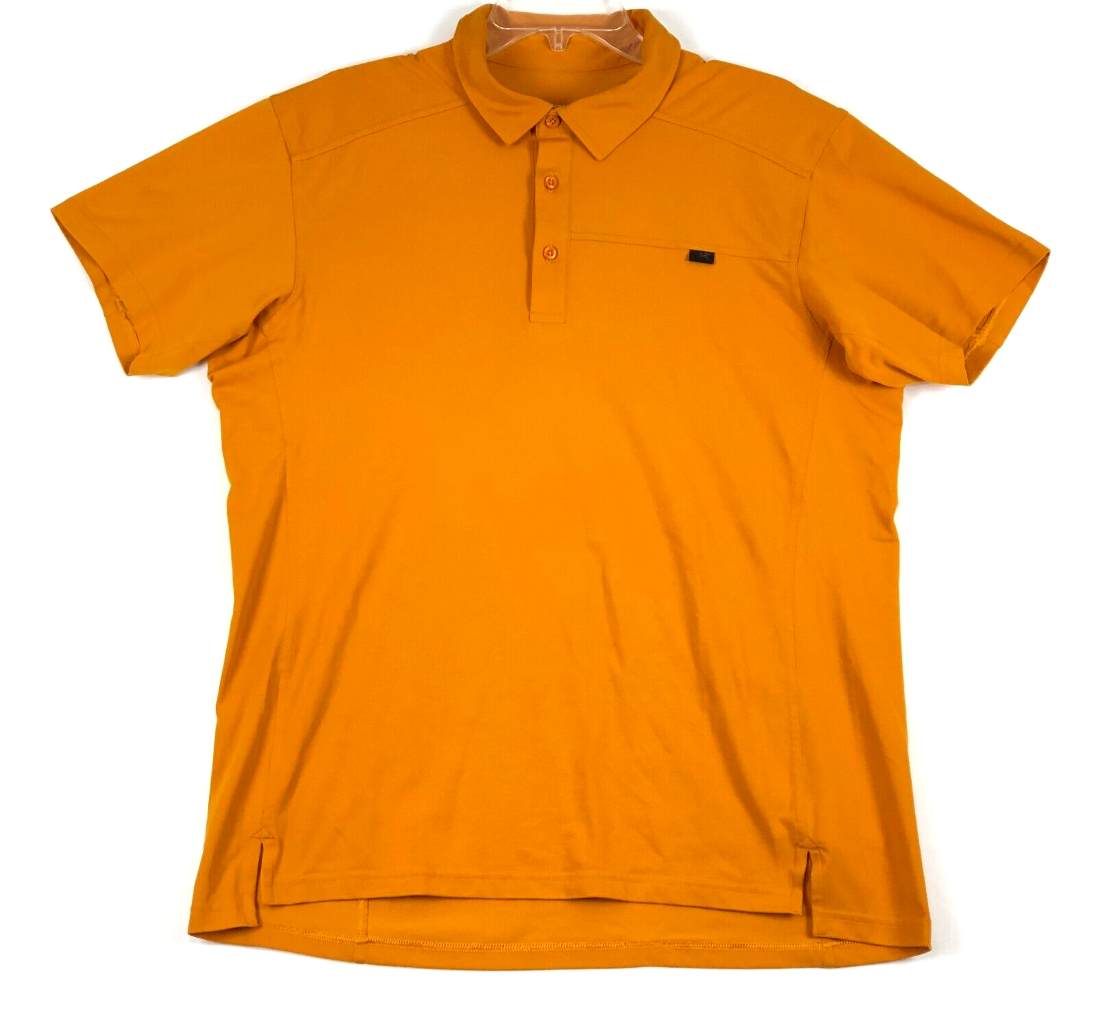 ARC'TERYX Polo Arcteryx Timbre Captive manica corta vestibilità rilassata arancione uomo L LEGGI
