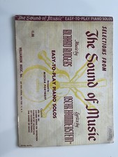 The Sound of Music 5 Songs Easy Play Piano Solos 1959 Vintage Sheet Music