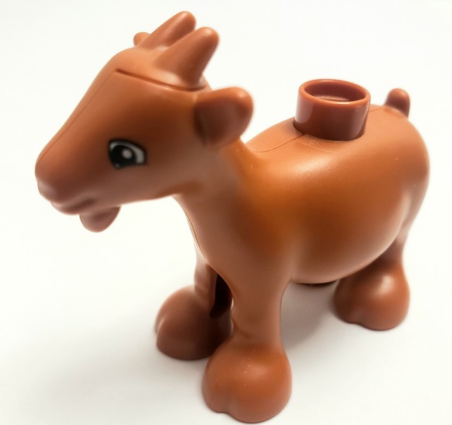 Lego Duplo Goat Figure Dark Orange 11369c01pb01 or 11370c01pb01 eBay