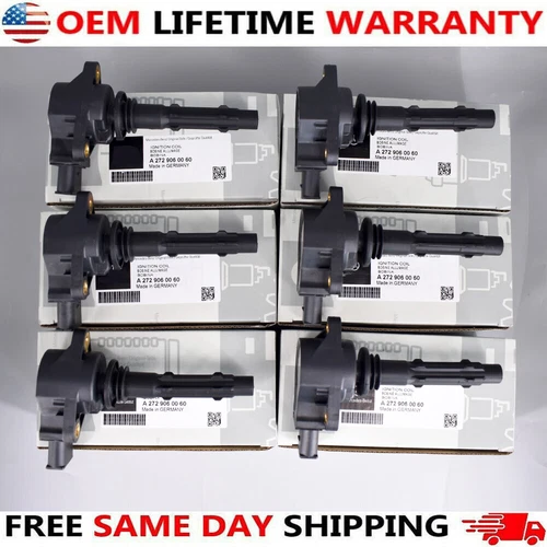 6x OEM Ignition Coil For Mercedes-Bens A2729060060 W164 W209 W216 W230 GN10235 - Picture 1 of 5
