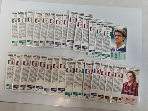1992 Score Italian Serie A Cards w/ Klinsmann, Maldini, etc #1-300 YOU PICK - Picture 90 of 182