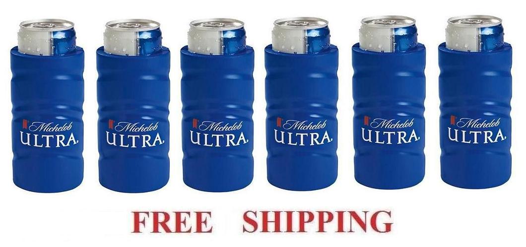 MICHELOB ULTRA SLIM CAN FOAM COOLER GOLF COOLIE KOOZIE HUGGIE NEW  BUDWEISER