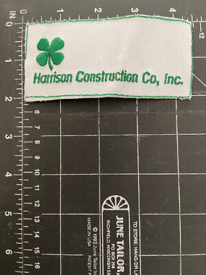 Vintage Harrison Construction Co. Inc. Patch Company HCCI J.T. JT CC CRH TN GA