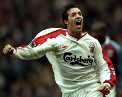 Authentic Reebok Liverpool 1998 White Away Vintage Soccer