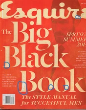 ESQUIRE,THE BIG BLACK BOOK, SPRING / SUMMER, 2013     PLEASE CHECK DESCRIPTION