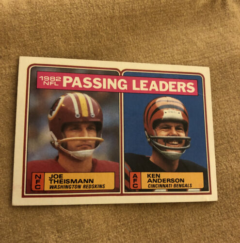 1983 Topps 1982 NFL Passing Leaders #202 JOE THEISMANN KEN ANDERSON