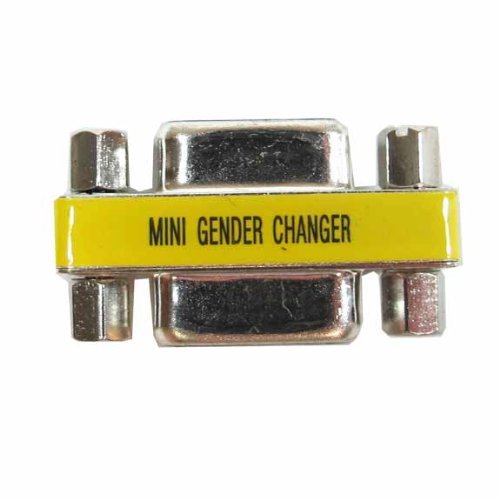 2 PACK VGA/SVGA 15pin Gender Changer Adapter Female to Female F-F Cable Extender - Picture 5 of 5