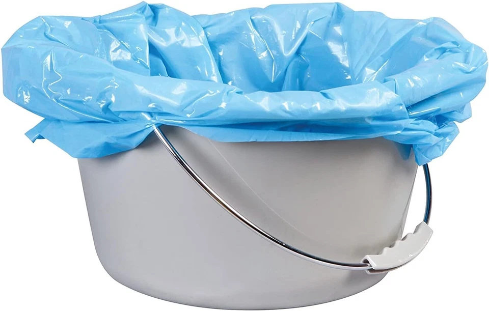 Carex Commode Liners Holds 2 Quarts Liquid, 5 Packs of 7 liners, 35 Count - Image 2 of 4