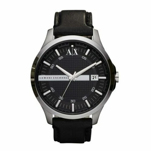 Armani Exchange Leather Band Wristwatches