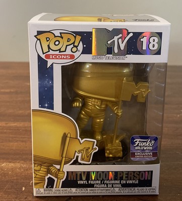 FUNKO POP! ICONS (GOLD) MTV MOON PERSON 