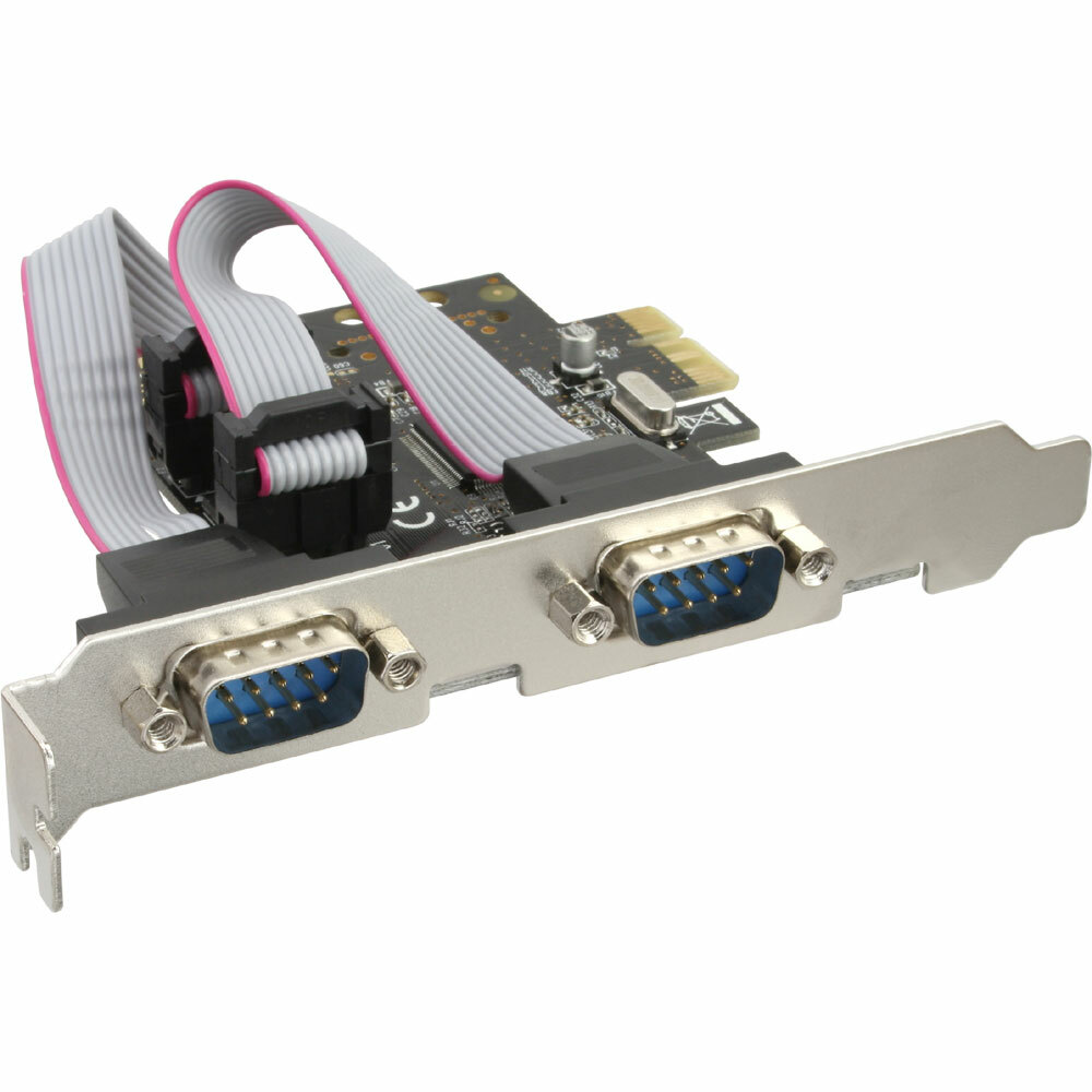 INL InLine® Scheda seriale aggiuntiva, I/0-Controller, PCIe ( PCI-Express ), 2x