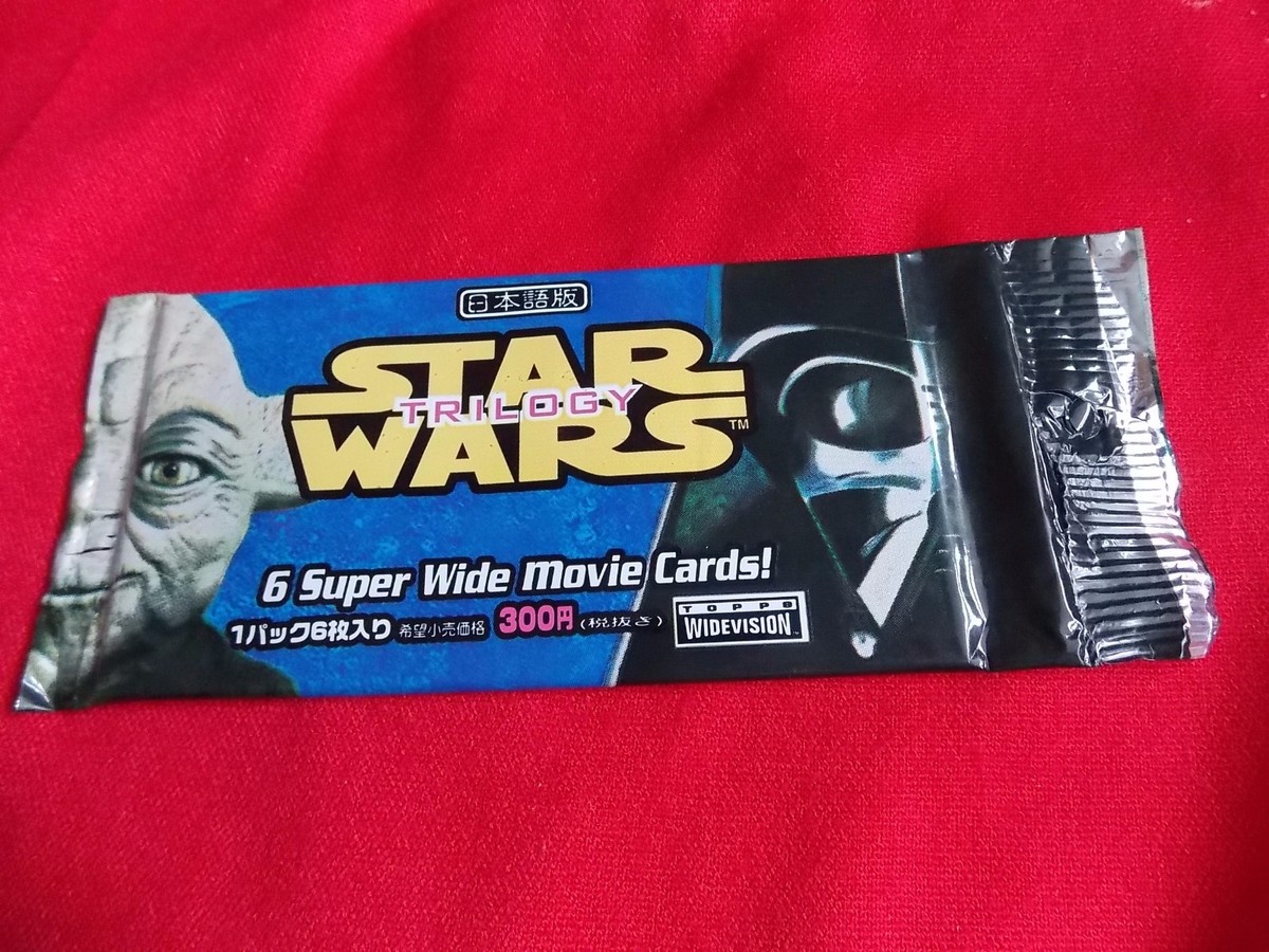 福袋 バースデイ TOPPS STAR WARS TRILOGY Super Wide Movie Trading Cards JAPAN その他