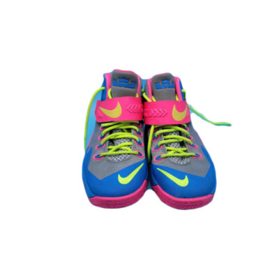 Nike Air Lebron GS Soldier VIII Blue Pink Yellow Sneakers 653645