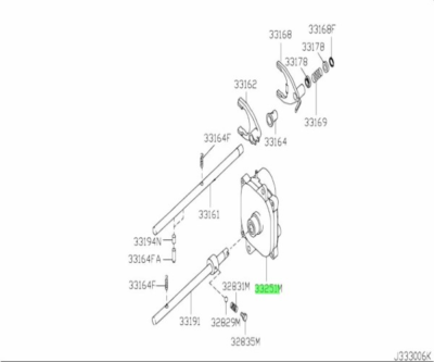 NISSAN ATLAS F24 Device Transfer Control 33251-EA301×1 Genuine JDM