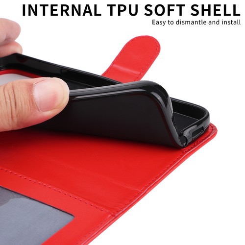 For iPhone 15 Pro Max 14 13 12 11 Flip Magnetic Leather Wallet Card Case Cover - Picture 69 of 77