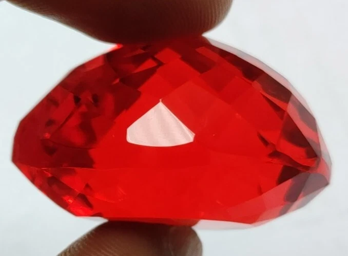 AAA + большой мексиканский огненный опал 72,55 карата грушевидной огранки огромный драгоценный камень россыпью @Women подарок - Изображение 3 из 4