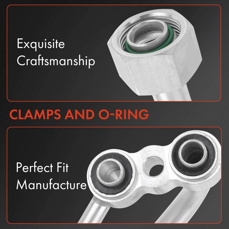 Conjunto de manguera de succión y descarga de aire acondicionado para Chevrolet C1500 C2500 C3500 GMC 1992 Foto 3 de 4