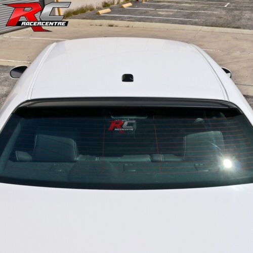 Fit 08-23 Dodge Challenger Rear Window Roof Spoiler Wing Lip Unpainted Black PP - Picture 3 of 9