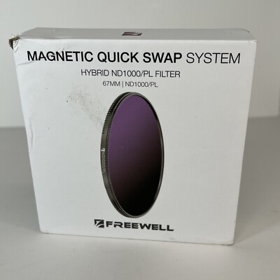 Freewell Magnetic Quick Swap System Hybrid ND1000/PL Filter 67MM Damaged Box