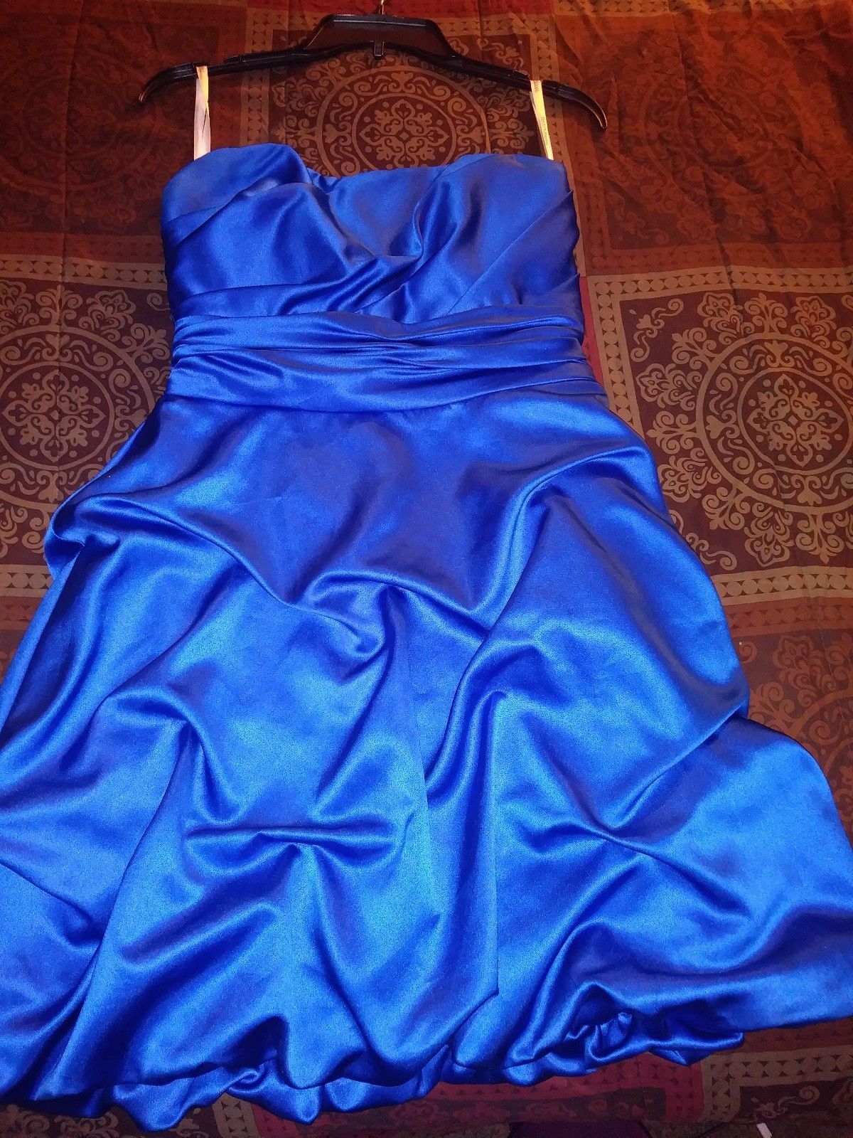 David's Bridal Juniors blue prom/bridesmaids dress size 6 eBay