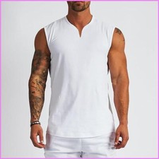 Sudadera Con Capucha SiN Mangas Para Hombres Camisa Deportiva Ajustada GimnasiO