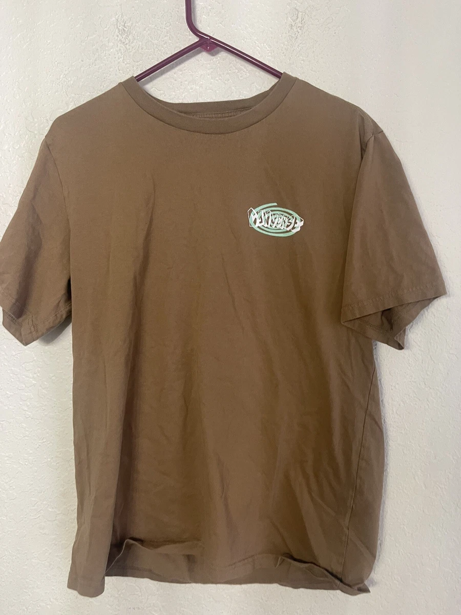 Converse t shirt mens brown hotsell