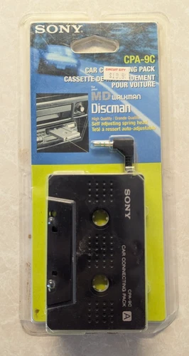 NEW Vintage 1998 Sony Car Connecting Pack for MP3 MD CD Walkman Discman CPA-9C