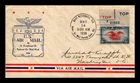 DR JIM STAMPS US COVER AIR MAIL 6C FDC SCOTT C23 ST PETERSBURG FLORIDA