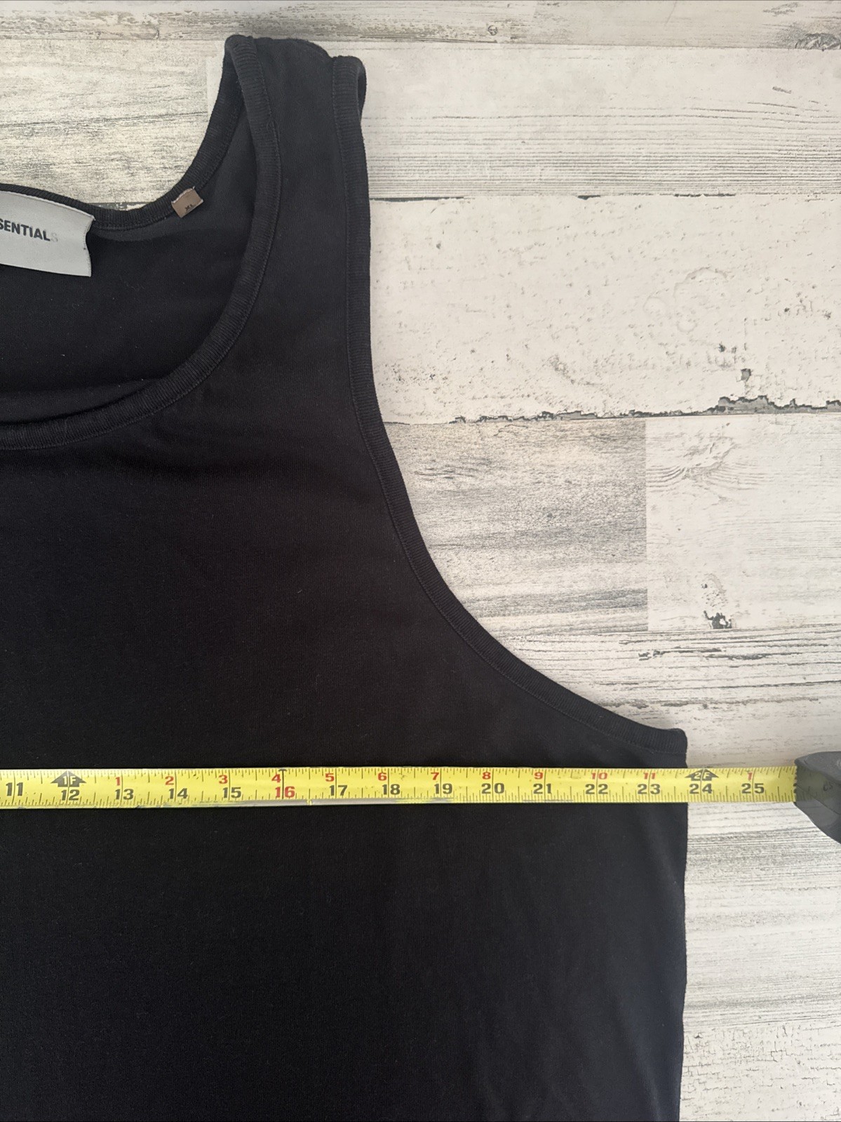 Fear of God Essentials Mens Black Tank Top XL thumbnail 7