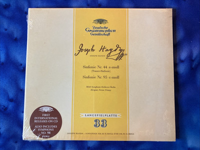 Joseph Haydn  Sinfonie Nr. 44 E-moll / Sinfonie Nr. 95, C-moll ; CD DIGIPAK NEW