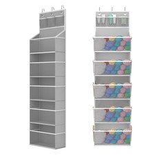 Hanging Yarn Storage Organizer, Large Capacity Yarn Storage Bag with 5 Zipper...