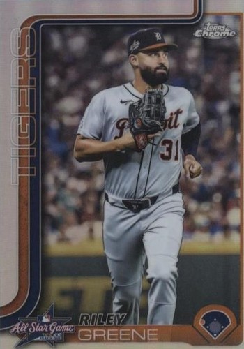 2025 Topps Chrome Platinum Anniversary RILEY GREENE Prism 
