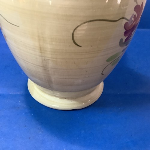 Vintage WCL 10in Tall Pitcher HandPainted Ceramic Floral Design As Is See Pics - Picture 8 of 8