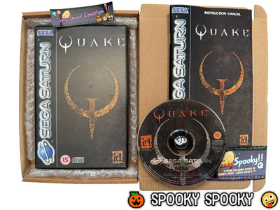 Quake Sega Saturn - UK PAL VGC CIB - High Quality Packing - Tracked