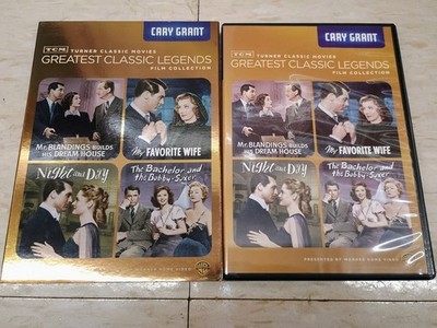TCM Cary Grant 4 DVD Mr. Blandings My Favorite Wife Night & Day The Bachelor
