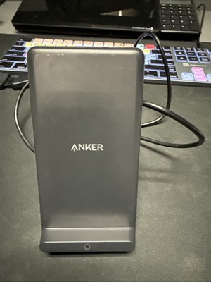 Anker Wireless Charger Stand 10W Fast Charging Gray Used Excellent Condition