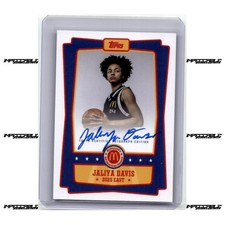 2025 Topps Chrome McDonald's A/A - #EA-JD Jaliya Davis Rookie On Card Auto
