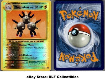 2016 Pokemon, XY Evolutions, #38/108 Magneton, Reverse Holo Rare